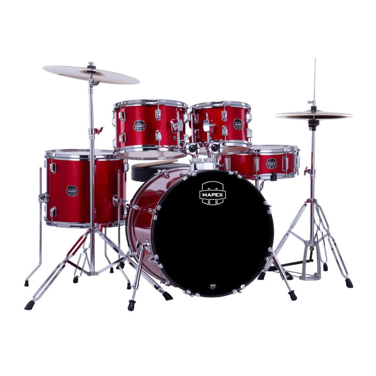 Mapex Comet 5pc Compete Drum Set Infra Red 20/10/12/14/14