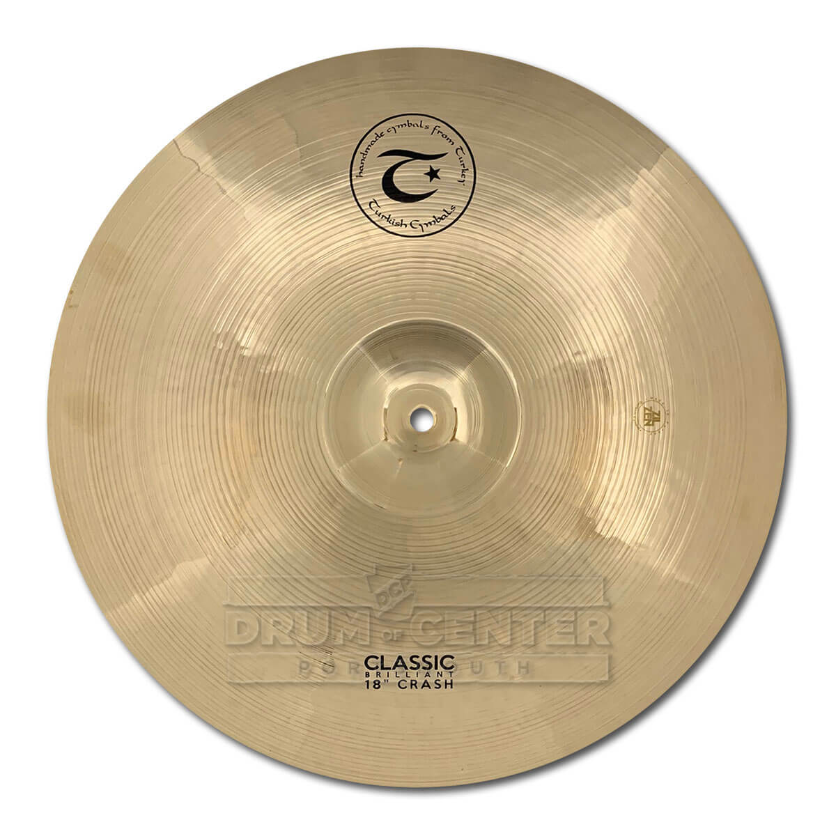 Turkish Classic Brilliant Crash Cymbal 18" - Drum Center Of Portsmouth
