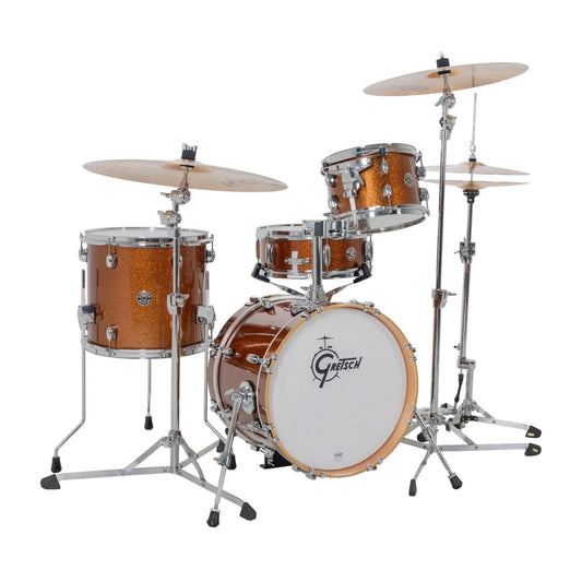Gretsch Catalina Club Micro 4pc Drum Set Bronze Sparkle - Drum Center Of Portsmouth