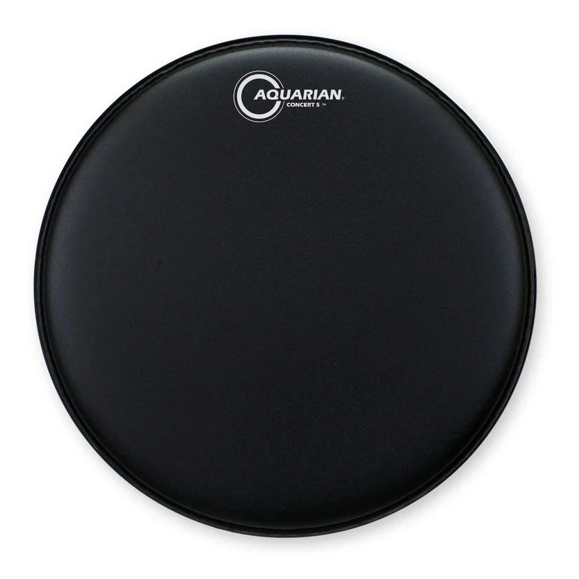 Aquarian Concert 5 Coated Black Snare Drumhead 14" - Drum Center Of Portsmouth