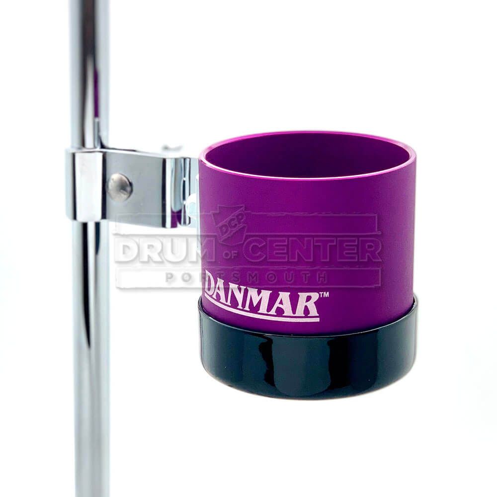 Danmar Clamp-On Cup Holder, Purple - Drum Center Of Portsmouth