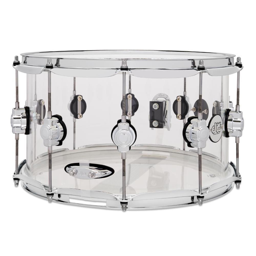 DW Design Snare Drum 14x8 Clear Acrylic - Drum Center Of Portsmouth