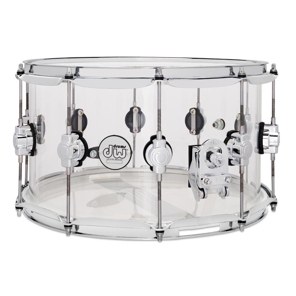 DW Design Snare Drum 14x8 Clear Acrylic - Drum Center Of Portsmouth