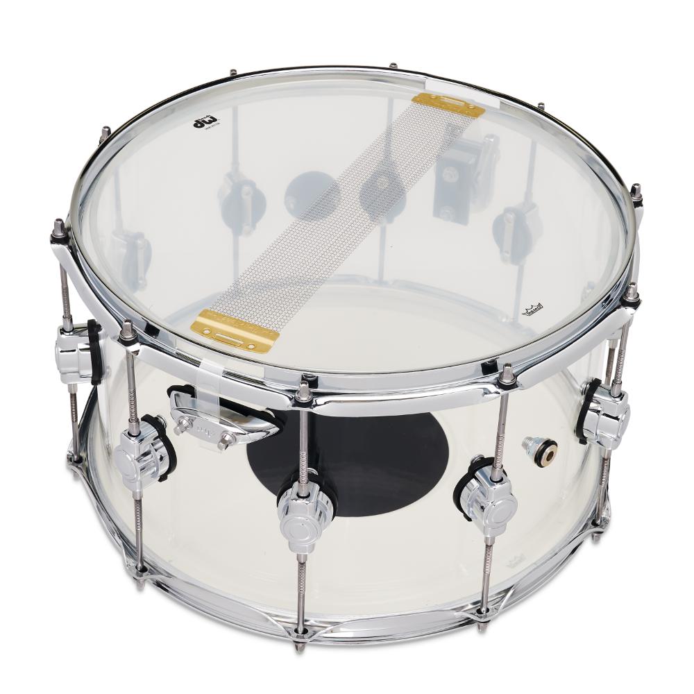 DW Design Snare Drum 14x8 Clear Acrylic - Drum Center Of Portsmouth