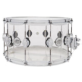 DW Design Snare Drum 14x8 Clear Acrylic - Drum Center Of Portsmouth