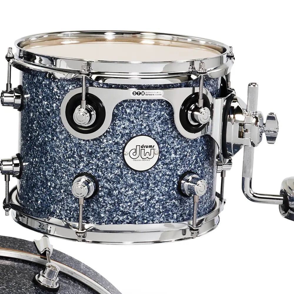 DW Design 4pc Drum Set Blue Granite - Drum Center of Portsmouth