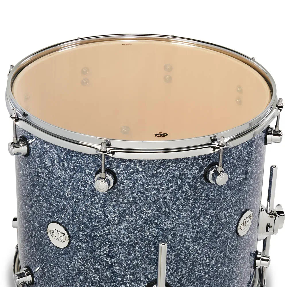 DW Design 4pc Drum Set Blue Granite - Drum Center of Portsmouth