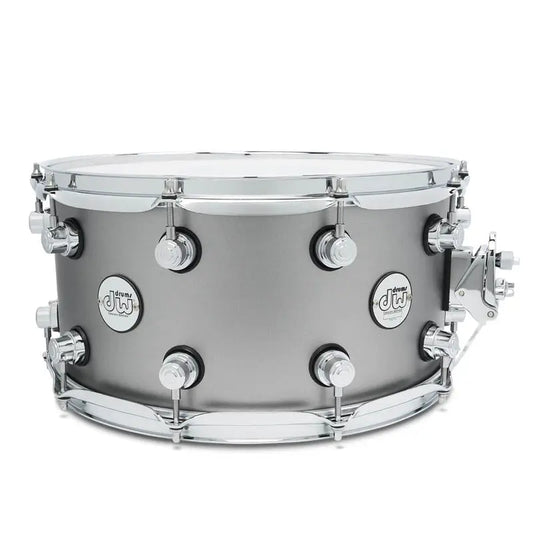 DW Limited Edition Design Snare Drum 14x7 Titanium Satin - Drum Center of Portsmouth