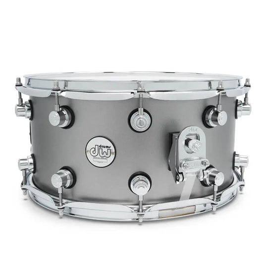 DW Limited Edition Design Snare Drum 14x7 Titanium Satin - Drum Center of Portsmouth