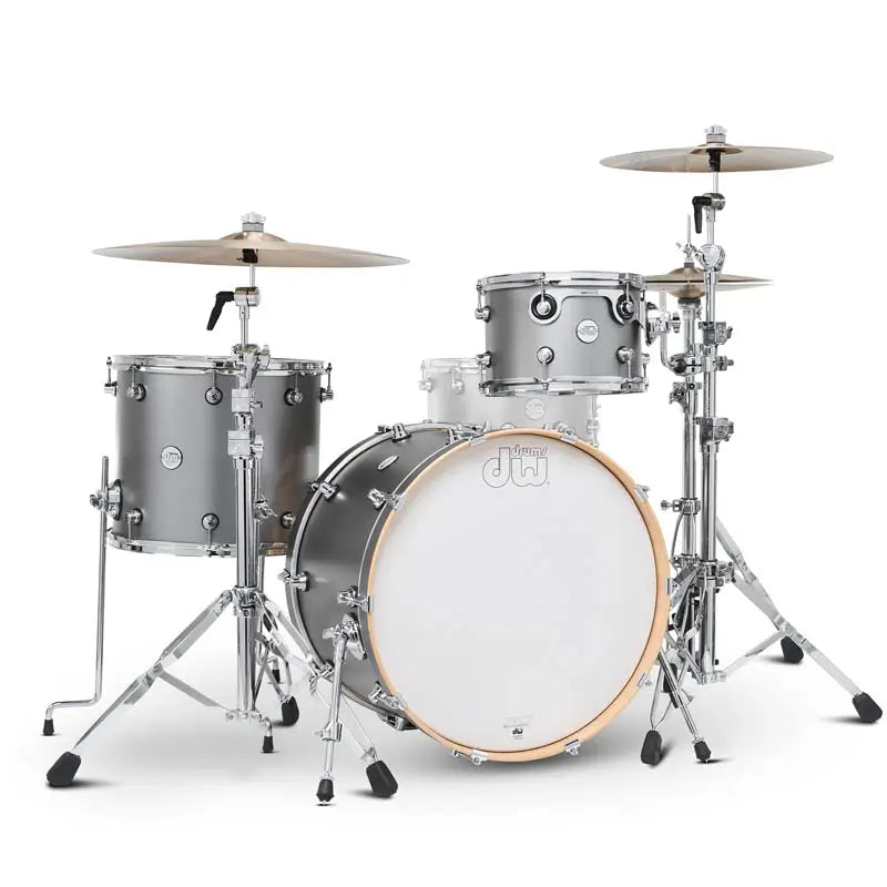 DW Limited Edition Design 3pc Drum Set 22/12/16 Titanium Satin - Drum Center of Portsmouth