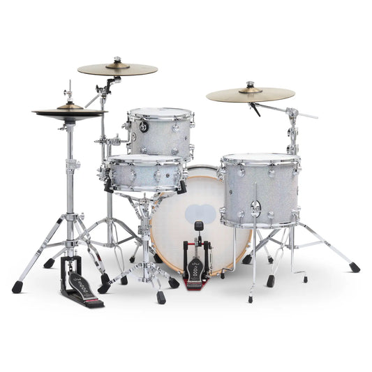DW DWe 4pc Complete Electronic/Acoustic Drum Set w/Roland V71 Diamond Nebula