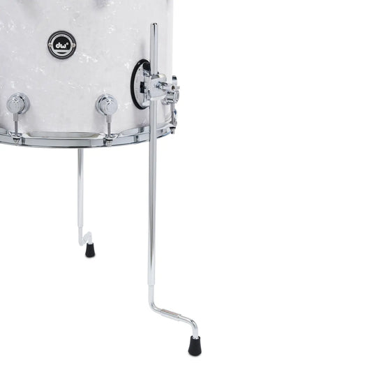DW DWe 4pc Complete Electronic/Acoustic Drum Set w/Roland Cymbals & V51 White Marine