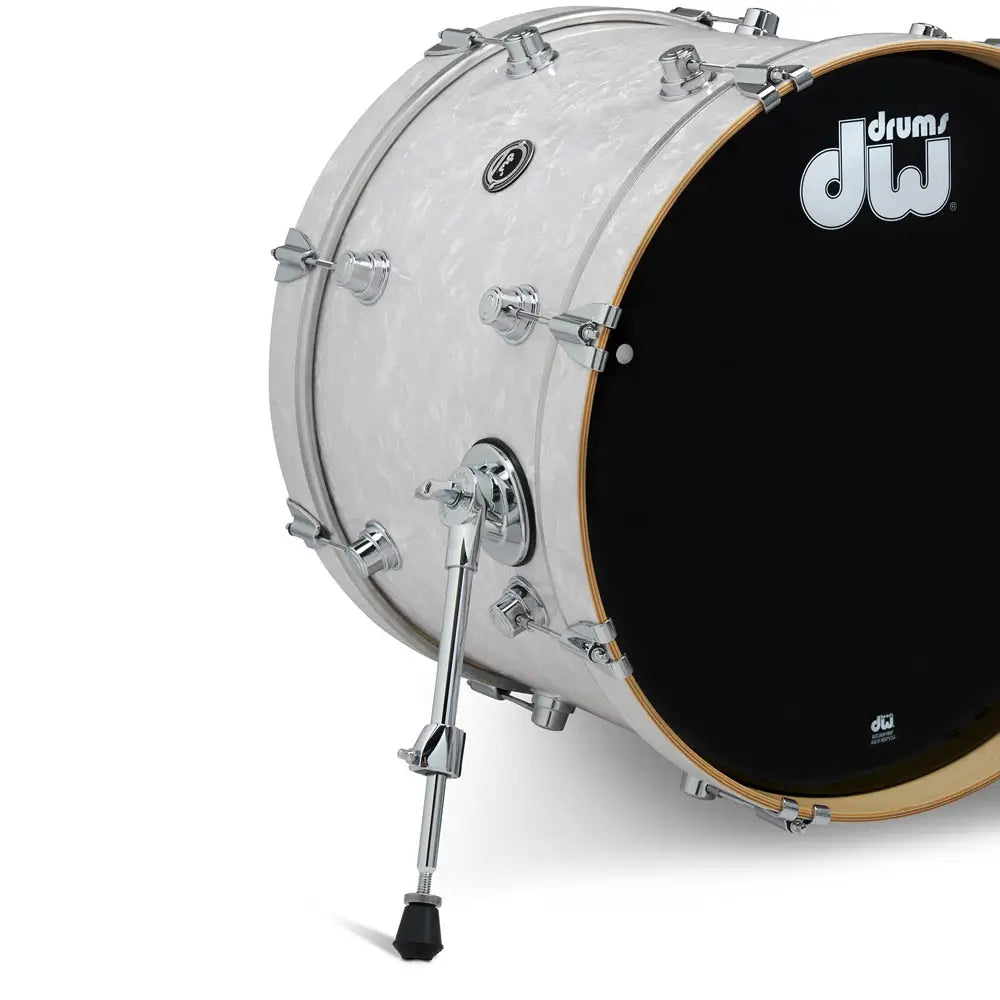 DW DWe 4pc Complete Electronic/Acoustic Drum Set w/Roland Cymbals White Marine Pearl - Drum Center Of Portsmouth