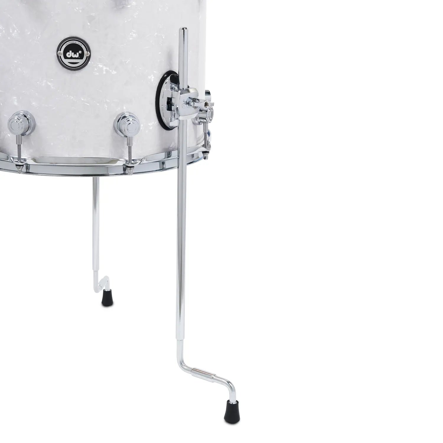 DW DWe 4pc Complete Electronic/Acoustic Drum Set w/Roland V51 White Marine