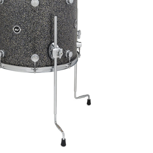 DW DWe 5pc Complete Electronic/Acoustic Drum Set w/Roland Cymbals & V51 Black Galaxy