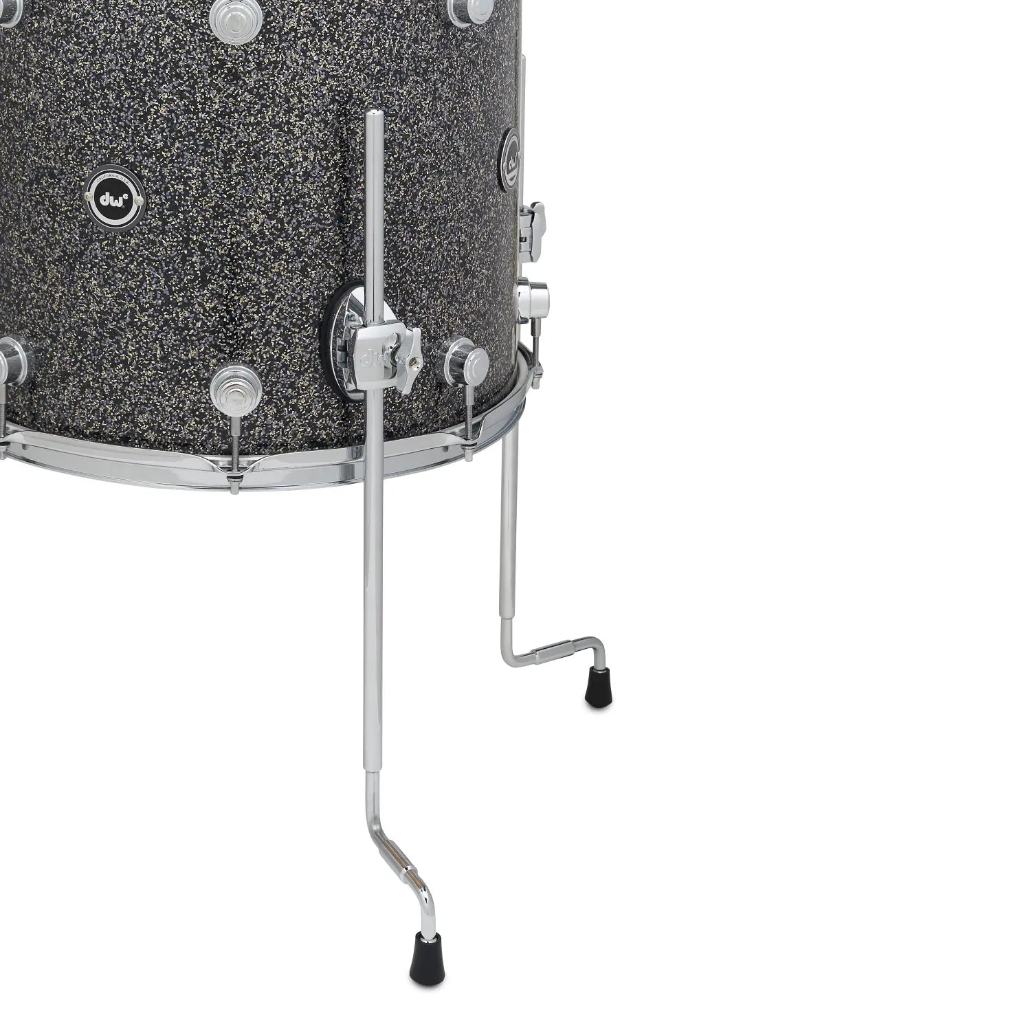 DW DWe 5pc Complete Electronic/Acoustic Drum Set w/Roland V71 Black Galaxy