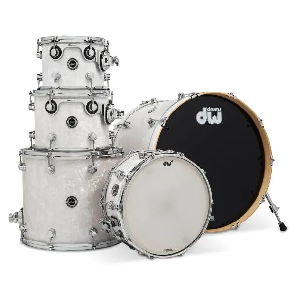DW DWe 5pc Electronic/Acoustic Drum Shell Pack White Marine Pearl - Drum Center Of Portsmouth