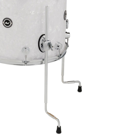 DW DWe 5pc Complete Electronic/Acoustic Drum Set w/Roland V51 White Marine