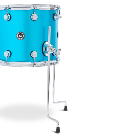 DW DWe 4pc Complete Electronic/Acoustic Drum Set w/Roland Cymbals & V51 Laser Blue Metallic