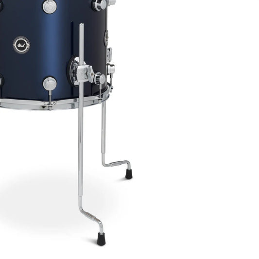 DW DWe 4pc Complete Electronic/Acoustic Drum Set w/Roland Cymbals & V71 Midnight Blue Metallic