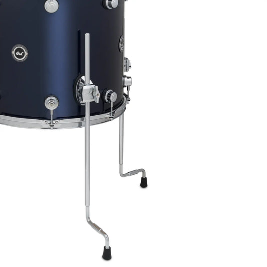 DW DWe 5pc Complete Electronic/Acoustic Drum Set w/Roland Cymbals & V51 Midnight Blue Metallic