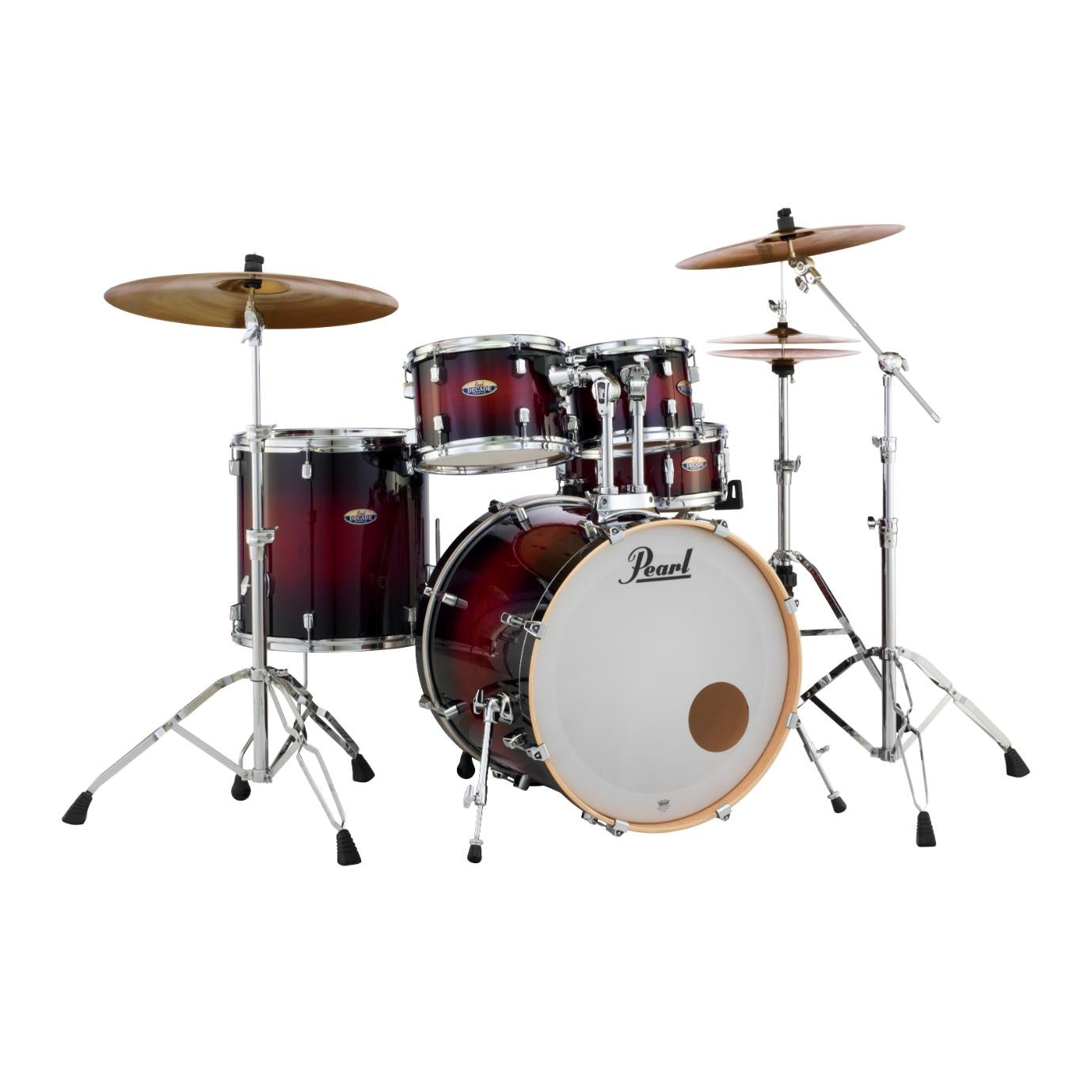 Pearl Decade Maple 18"x14"Bass Drum Gloss Deep Redburst - Drum Center Of Portsmouth
