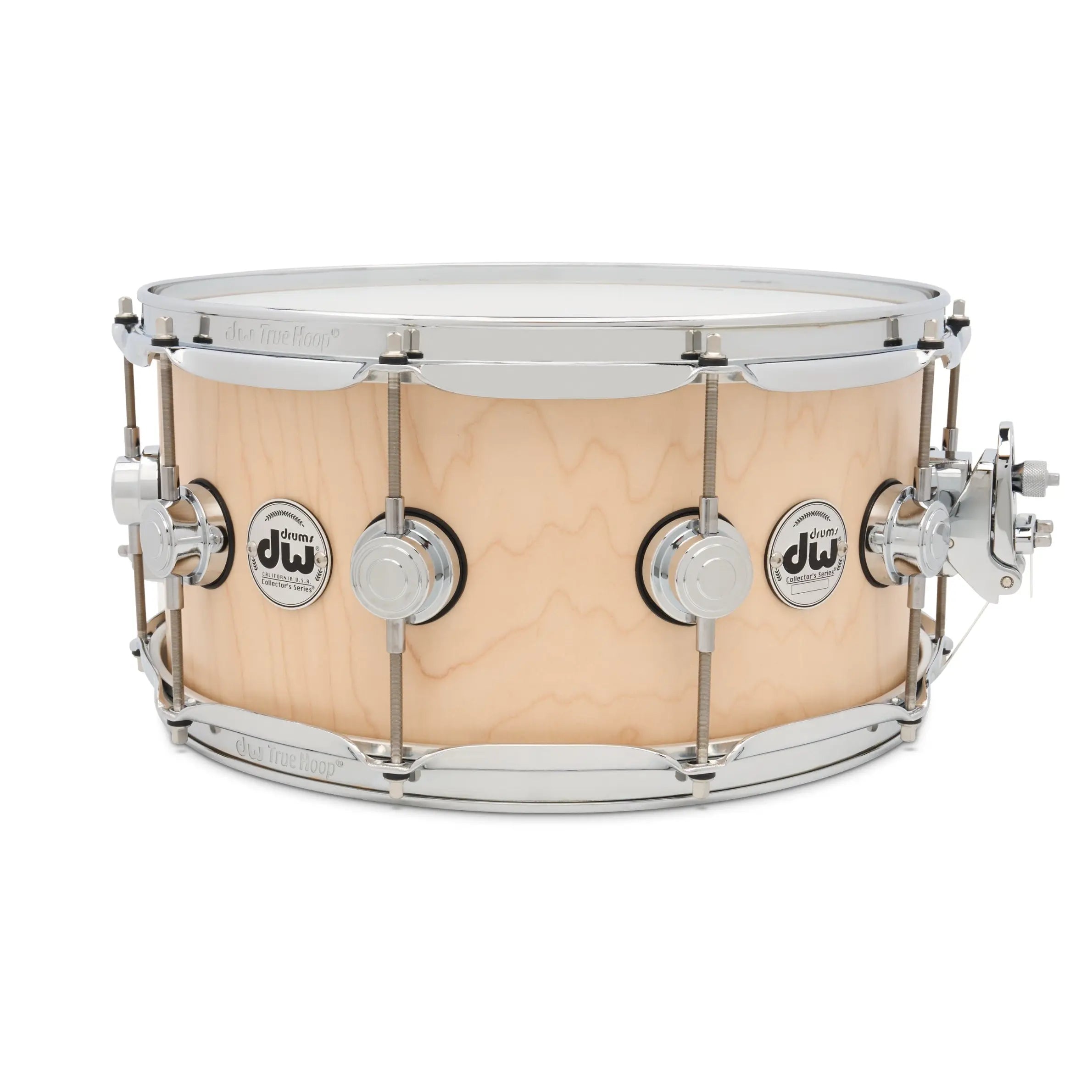 DW Collectors Maple 333 Snare Drum 14x6.5 Satin Oil w/ Zikit - Drum Center Of Portsmouth