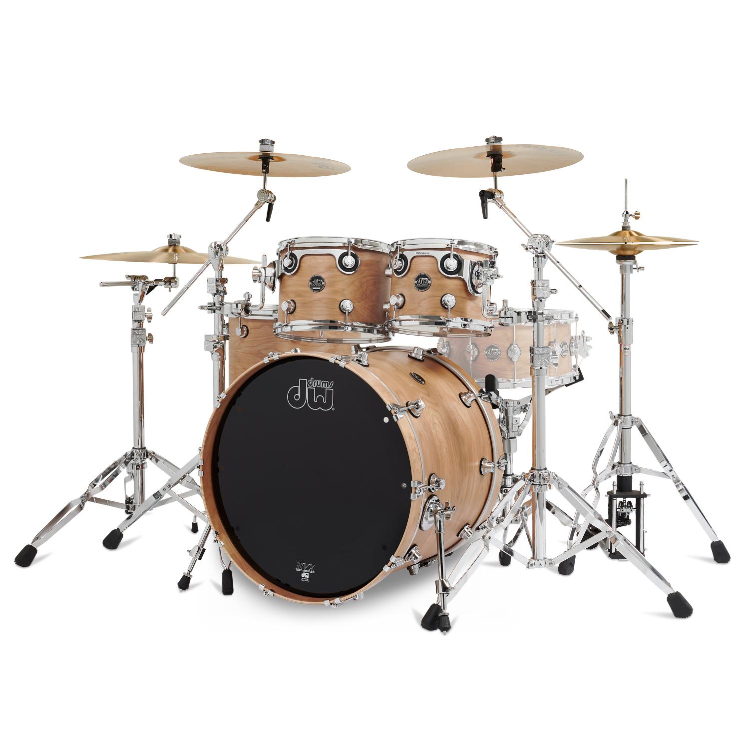 DW Performance Birch 4pc Drum Set Satin Natural - Drum Center Of Portsmouth