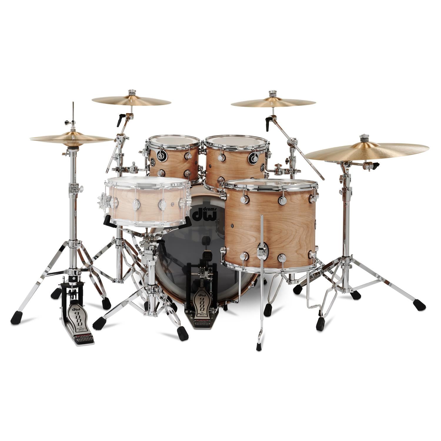 DW Performance Birch 4pc Drum Set Satin Natural - Drum Center Of Portsmouth