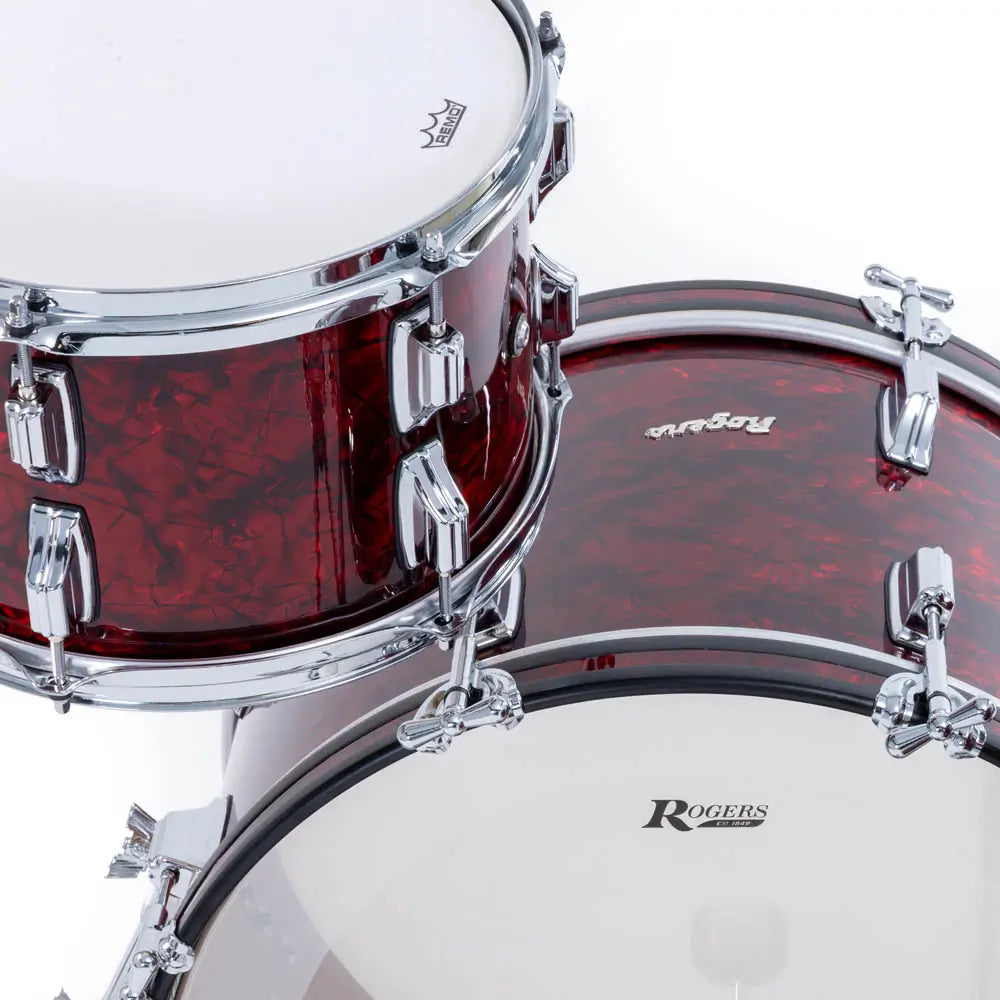 Rogers Dayton 3pc Drum Set 22/13/16 Red Diamond Pearl - Drum Center Of Portsmouth
