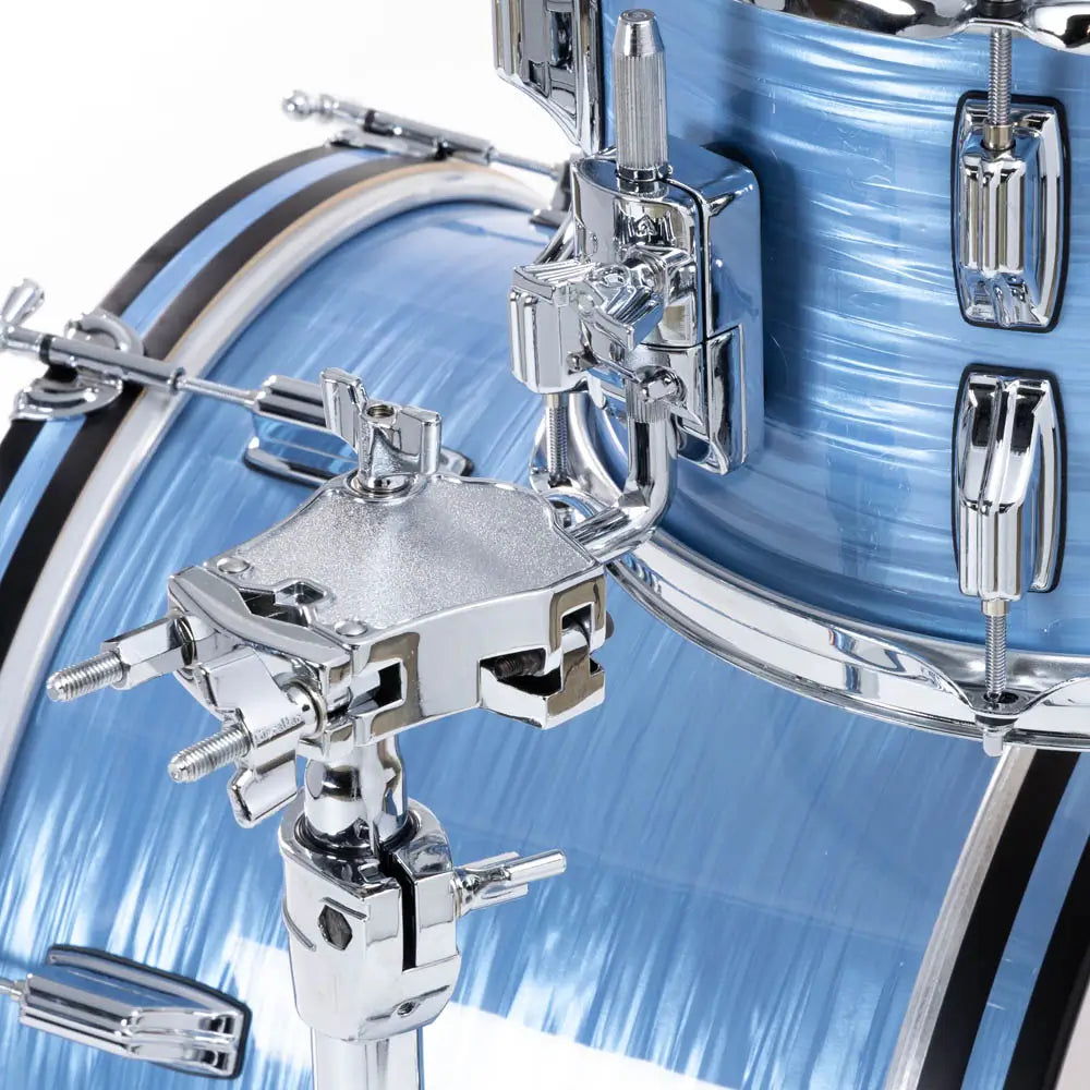 Rogers Dayton 3pc Drum Set 22/13/16 Sky Blue Ripple - Drum Center Of Portsmouth