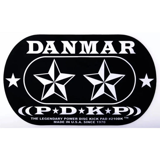 Danmar Bass Drum Double Impact Pad w/Star Graphic - Drum Center Of Portsmouth