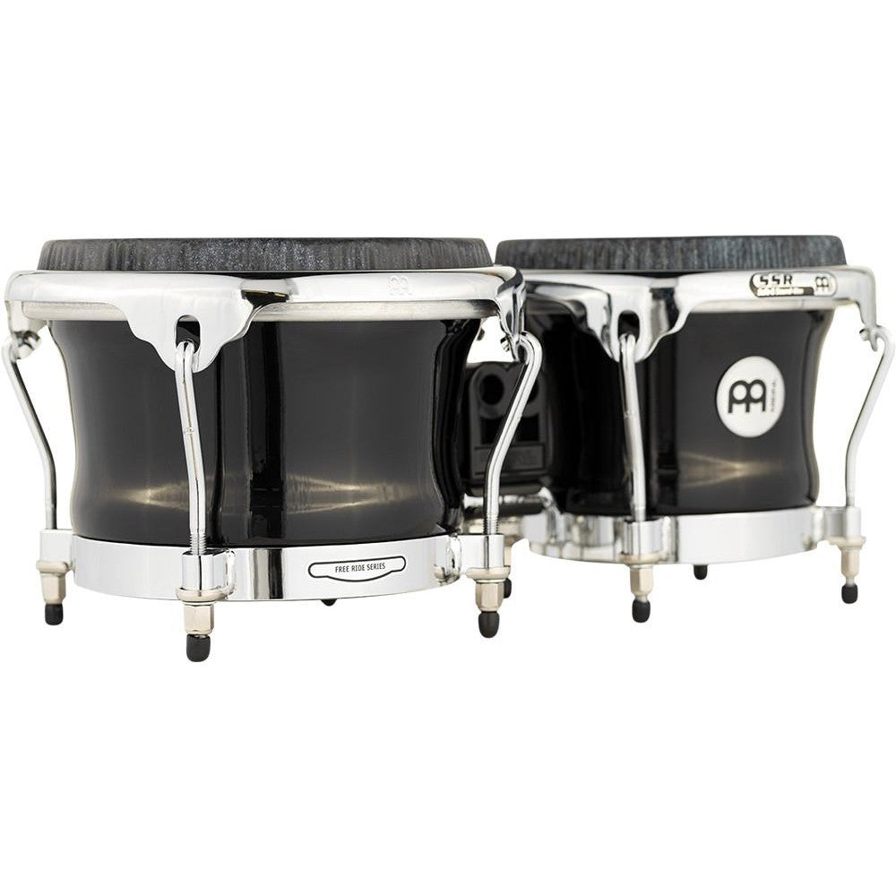 [SO] Meinl Fiberglass Bongo Black Fiberskyn Remo 7 & 8 1/2 - Drum Center Of Portsmouth