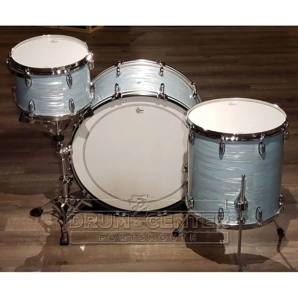 Used Gretsch Brooklyn 3pc Drum Set w/26BD Vintage Oyster White - Excellent - Drum Center Of Portsmouth
