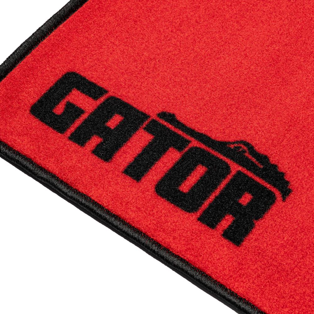 Gator Drum Rug 78x66 Black/Red/White - Drum Center Of Portsmouth