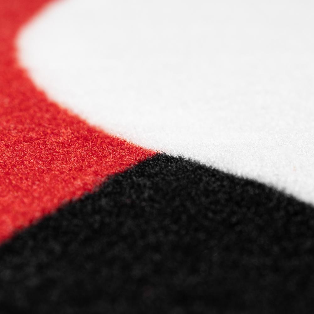 Gator Drum Rug 78x66 Black/Red/White - Drum Center Of Portsmouth