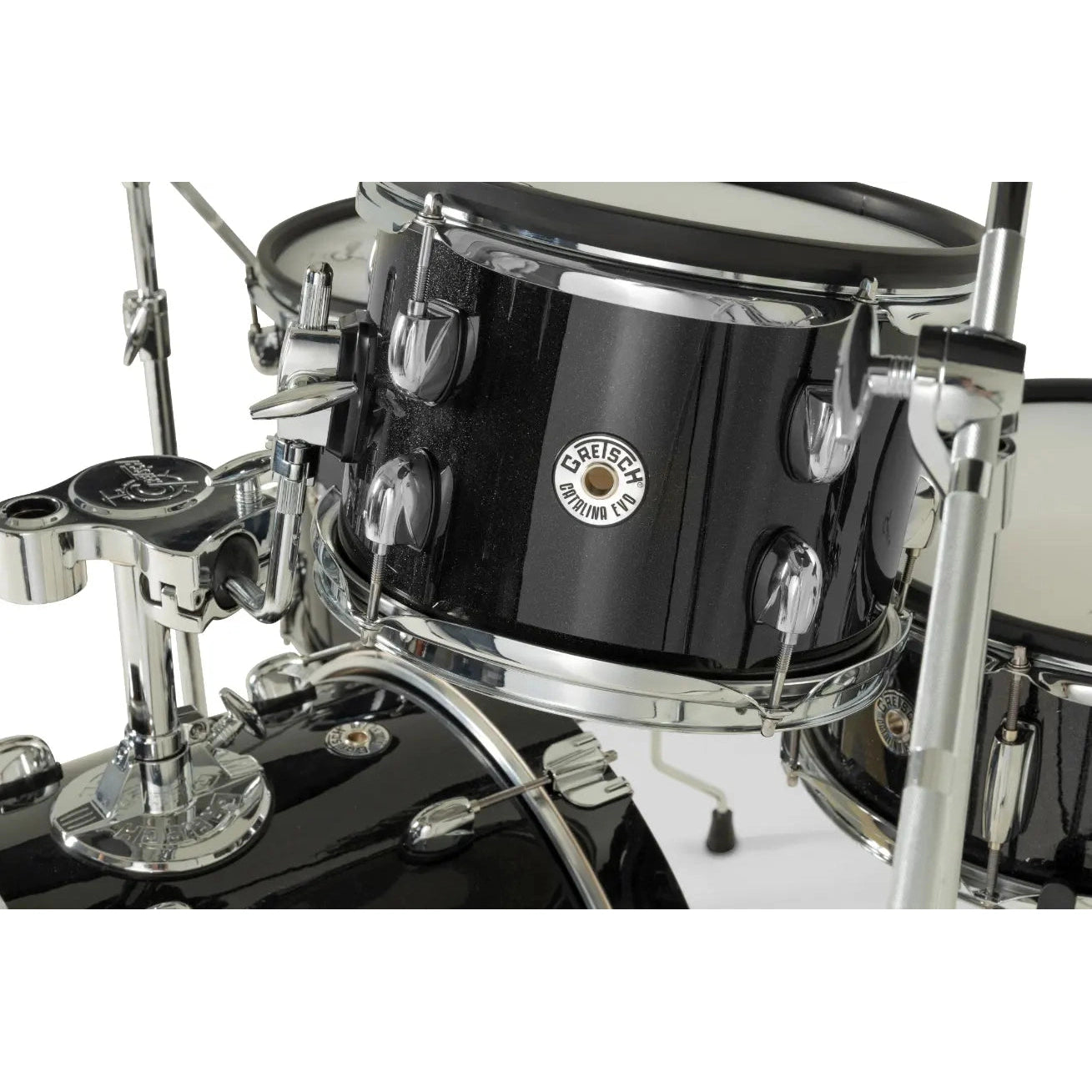 Gretsch Catalina Evo Rack Tom 12x8 Black Sparkle - Drum Center Of Portsmouth