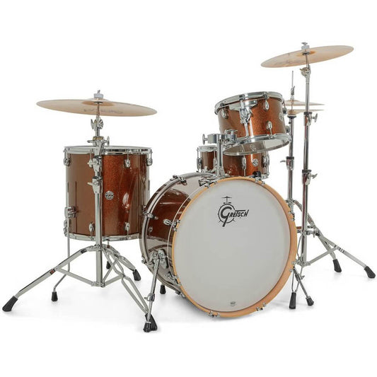 Gretsch Catalina Club 4pc Drum Set 22/12/16/14 Bronze Sparkle - Drum Center Of Portsmouth