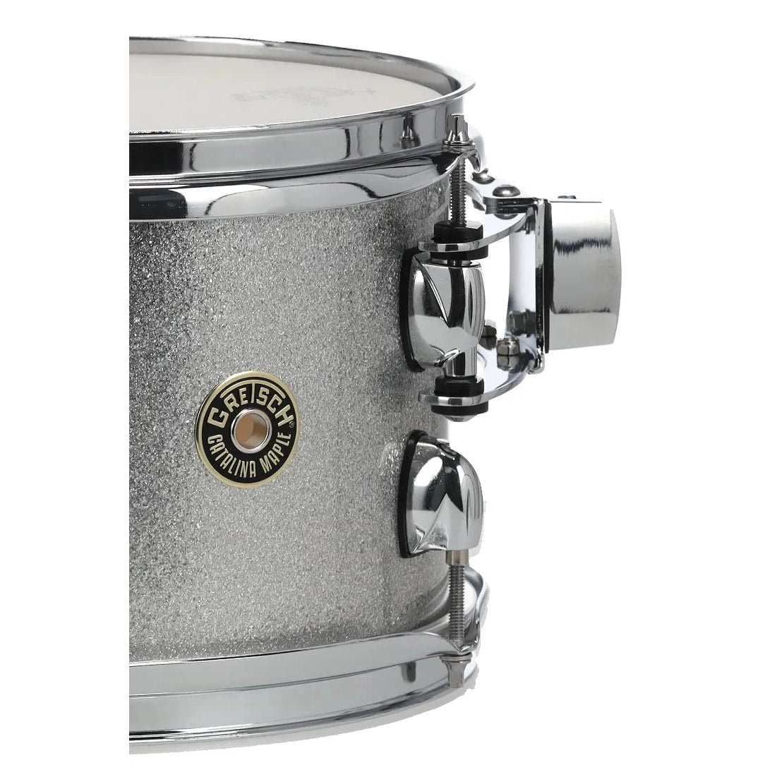 Gretsch Catalina Maple CM2 Mounted Tom 10x7 Silver Sparkle