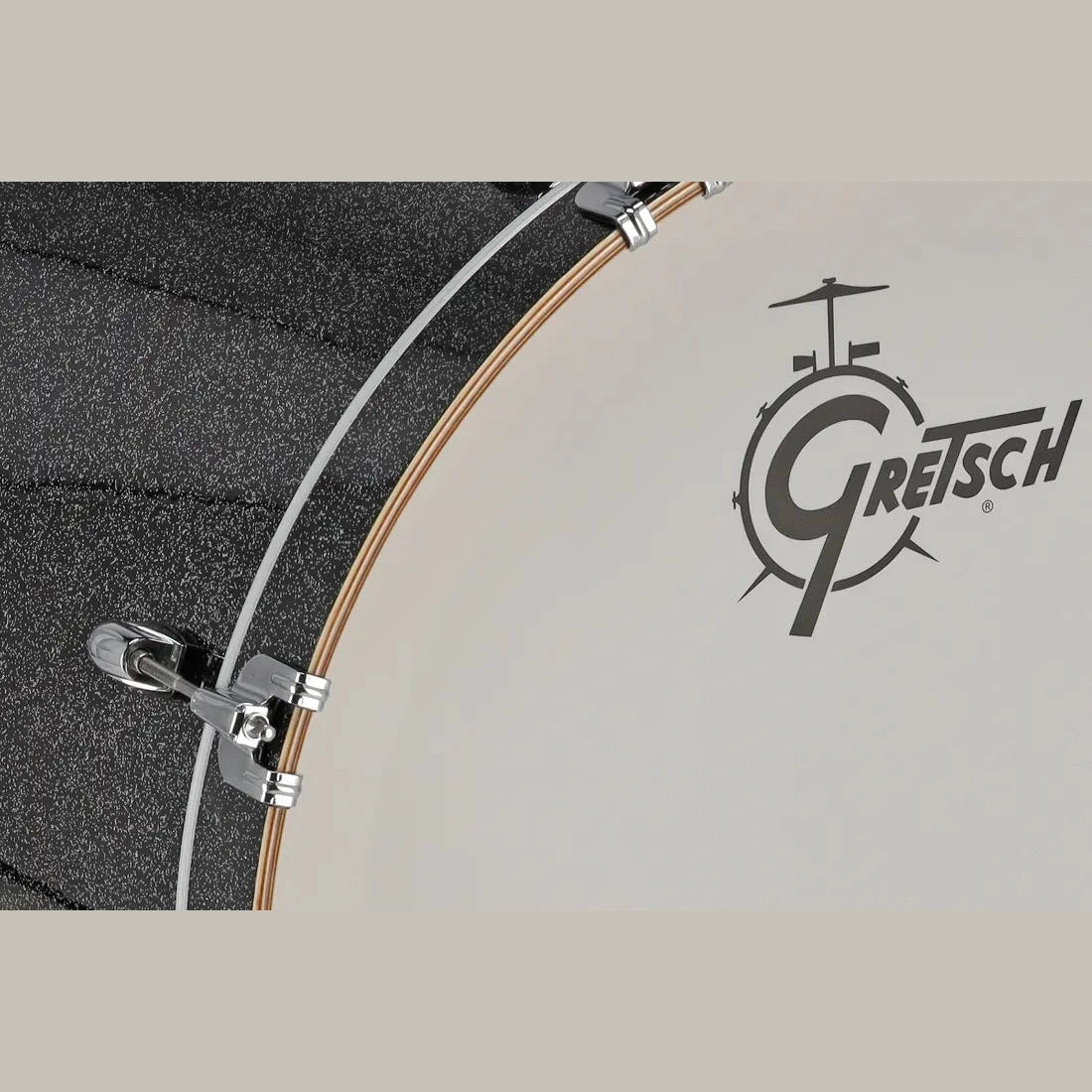 Gretsch Catalina Maple CM2 Bass Drum 22x16 Black Stardust