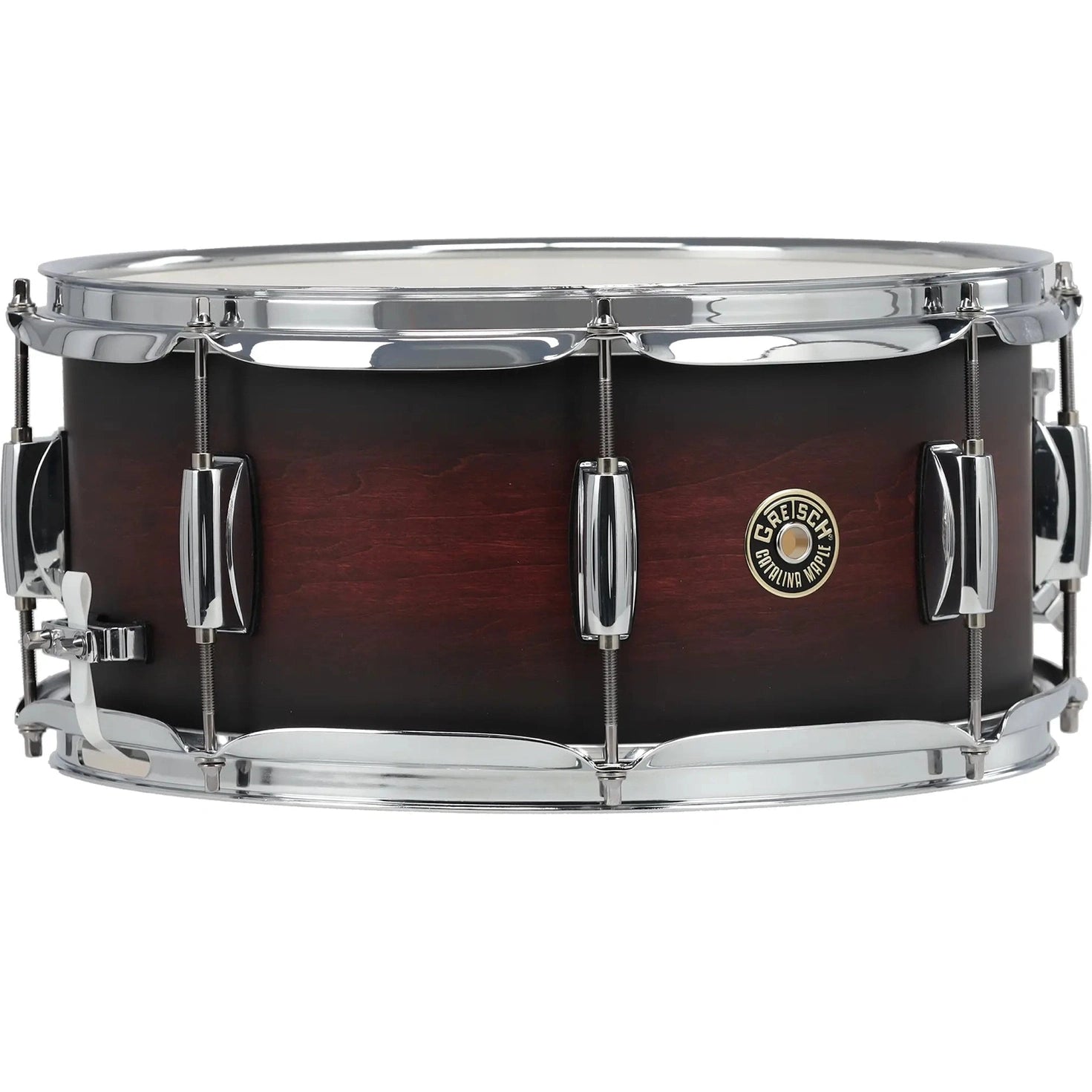 Gretsch Catalina Maple CM2 Snare Drum 14x6.5 Satin Deep Cherry Burst