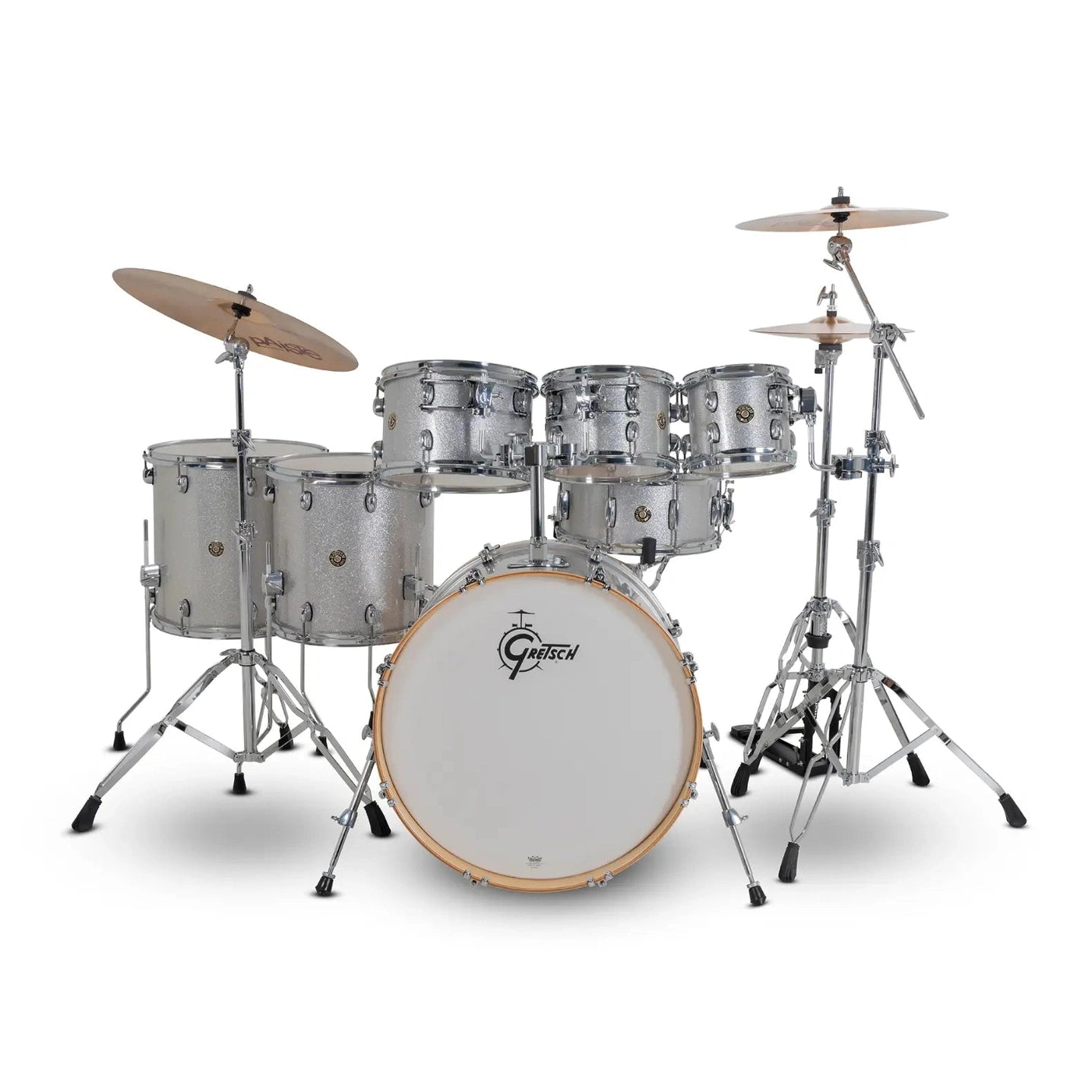 Gretsch Catalina Maple CM2 7pc Drum Set 22/8/10/12/14/16/14 Silver Sparkle