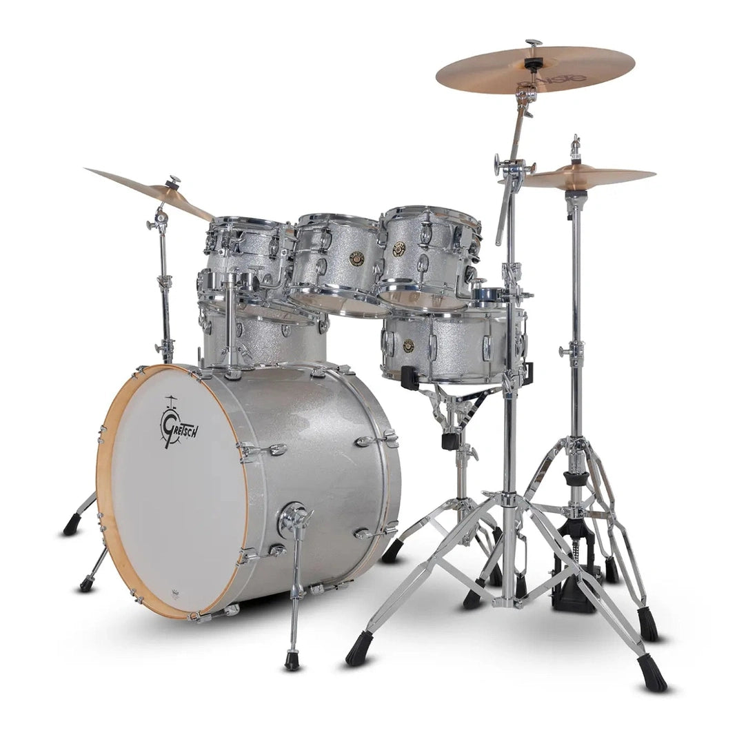 Gretsch Catalina Maple CM2 7pc Drum Set 22/8/10/12/14/16/14 Silver Sparkle