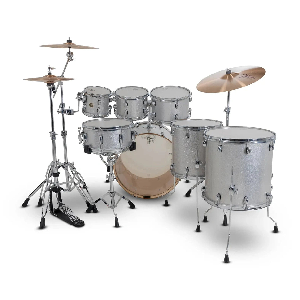 Gretsch Catalina Maple CM2 7pc Drum Set 22/8/10/12/14/16/14 Silver Sparkle