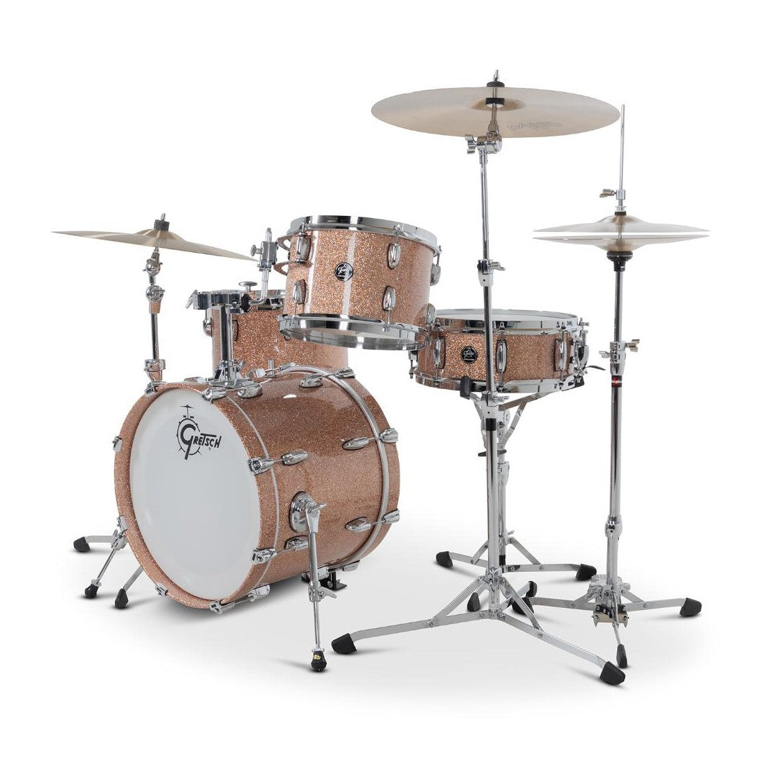 Gretsch Renown 4pc Drum Set Champagne Sparkle 18/12/14/14 - Drum Center Of Portsmouth