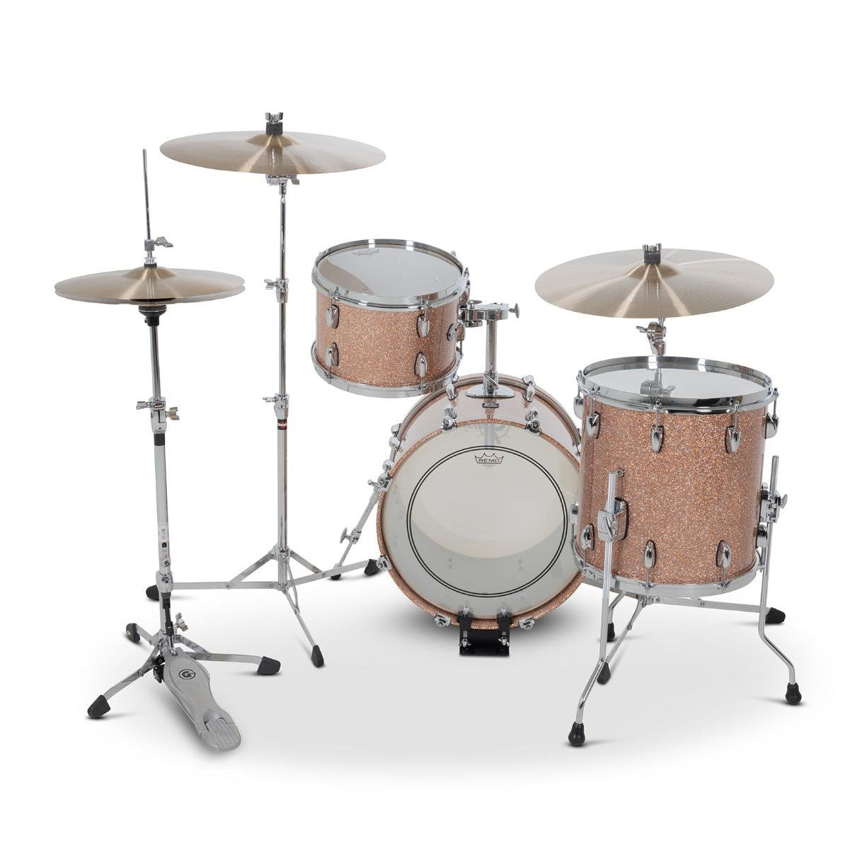 Gretsch Renown 4pc Drum Set Champagne Sparkle 18/12/14/14 - Drum Center Of Portsmouth