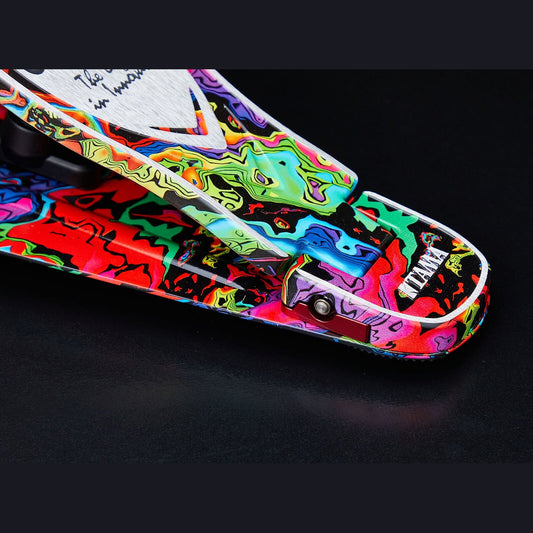 EMBARGOED UNTIL JAN 10 - Tama 50th Anniversary Iron Cobra Marble Psychedelic Rainbow Power Glide Single Pedal - Drum Center Of Portsmouth