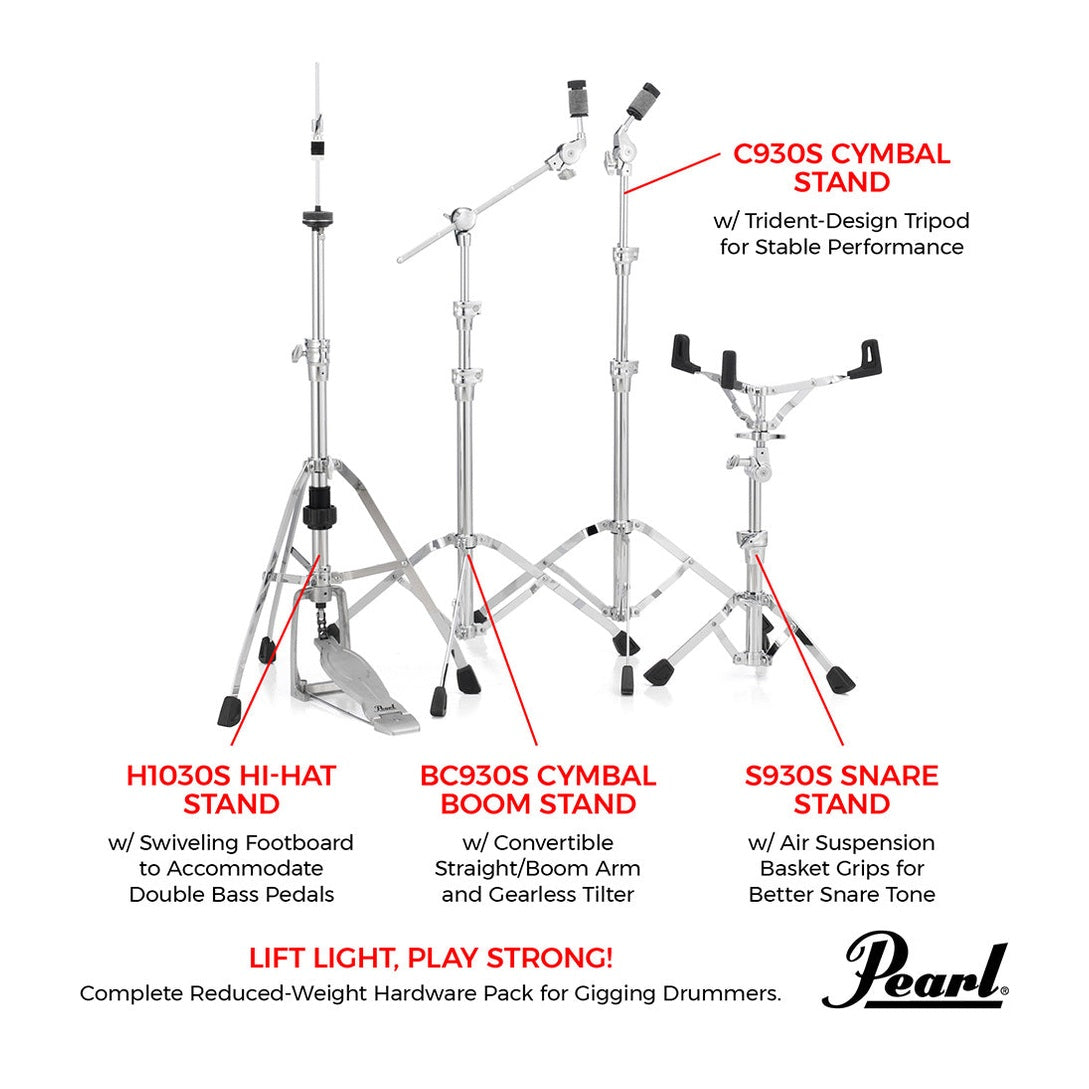 Pearl HWP930S 930 Series Single Braced Hardware Pack - Drum Center Of Portsmouth