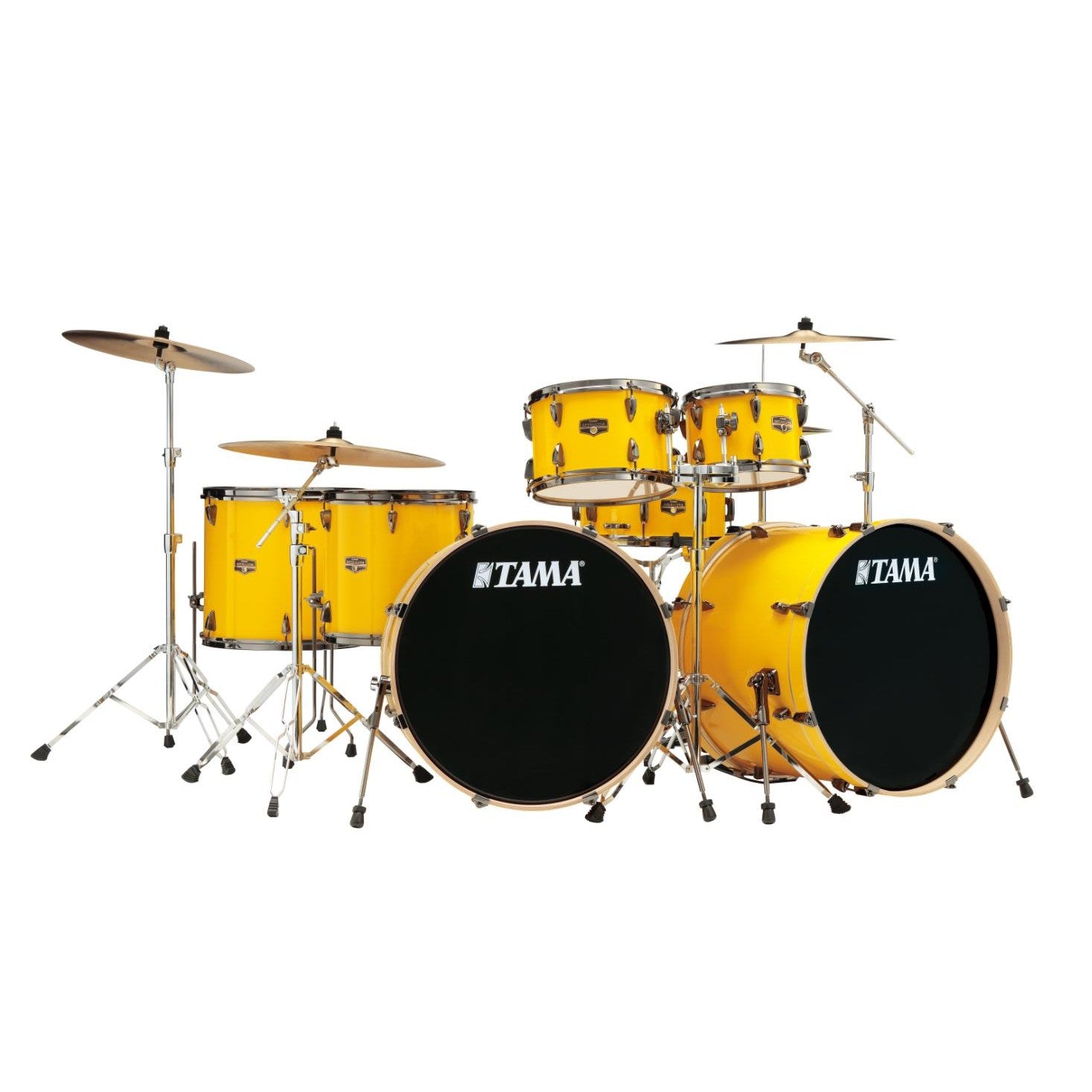 Tama Imperialstar 7pc Complete Double Bass Drum Set Electric Yellow - Drum Center of Portsmouth
