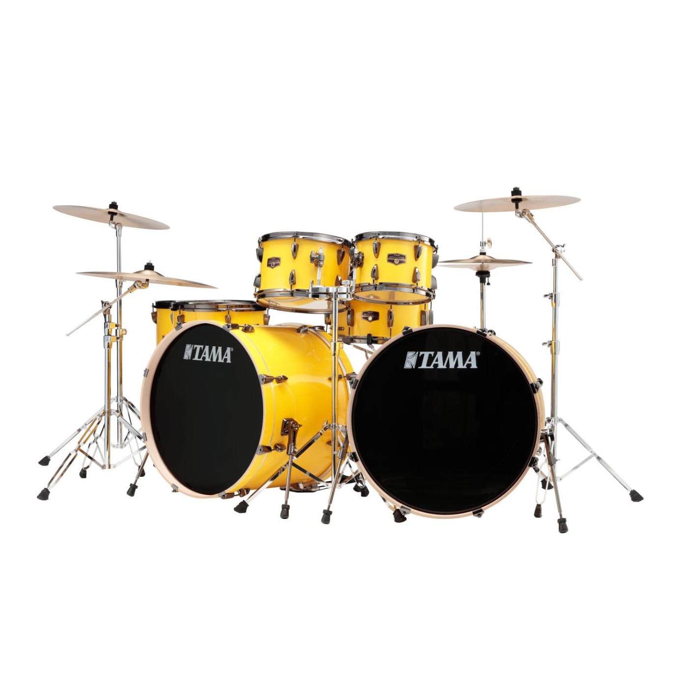 Tama Imperialstar 7pc Complete Double Bass Drum Set Electric Yellow - Drum Center of Portsmouth